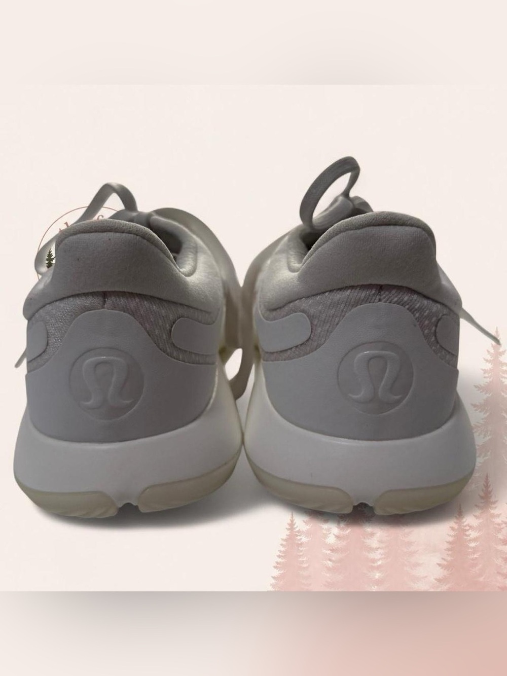 Lululemon Women’s White & Gray Athletic Running Training Sneakers Shoes Size 7